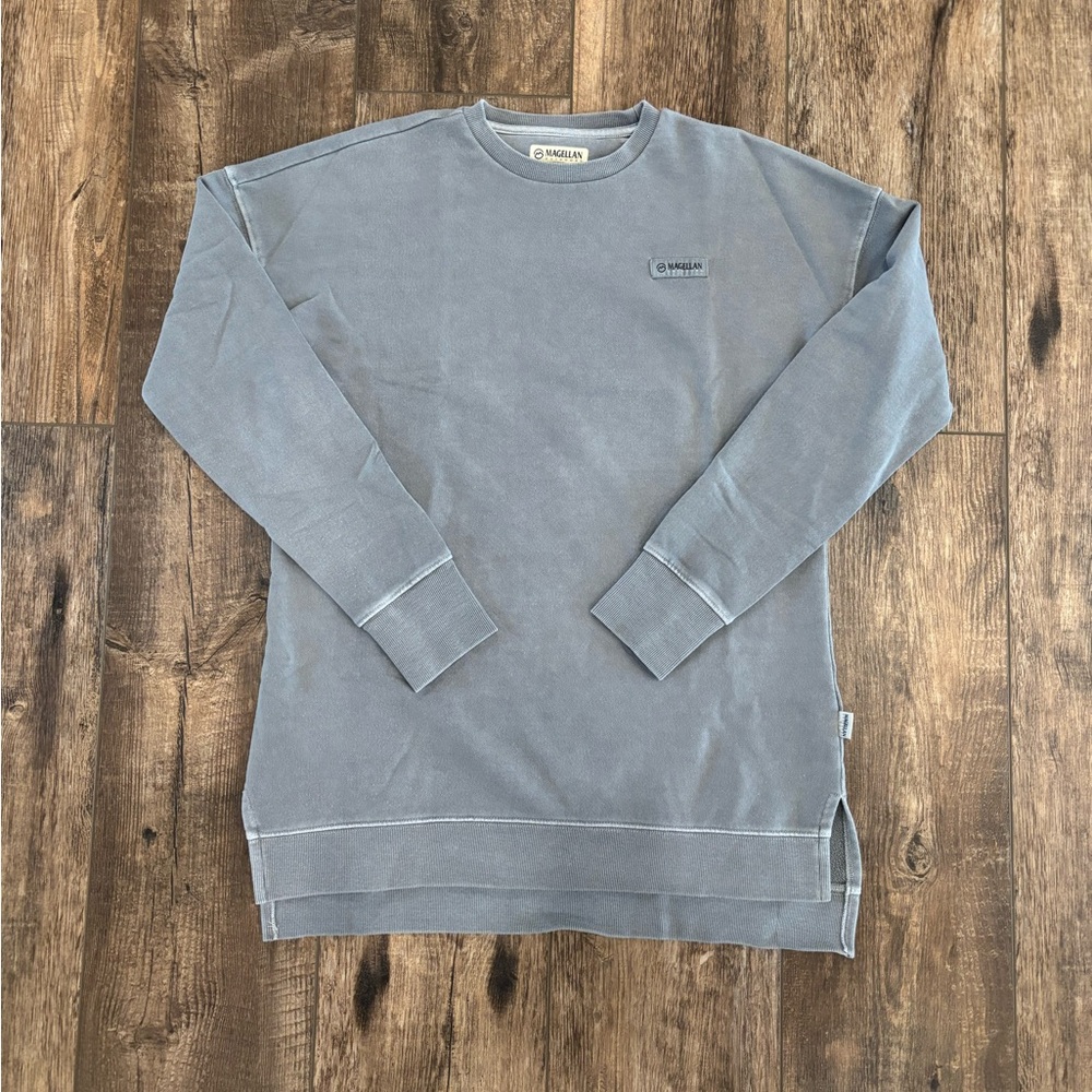 Magellan Outdoors Men's Blue Crewneck Sweater